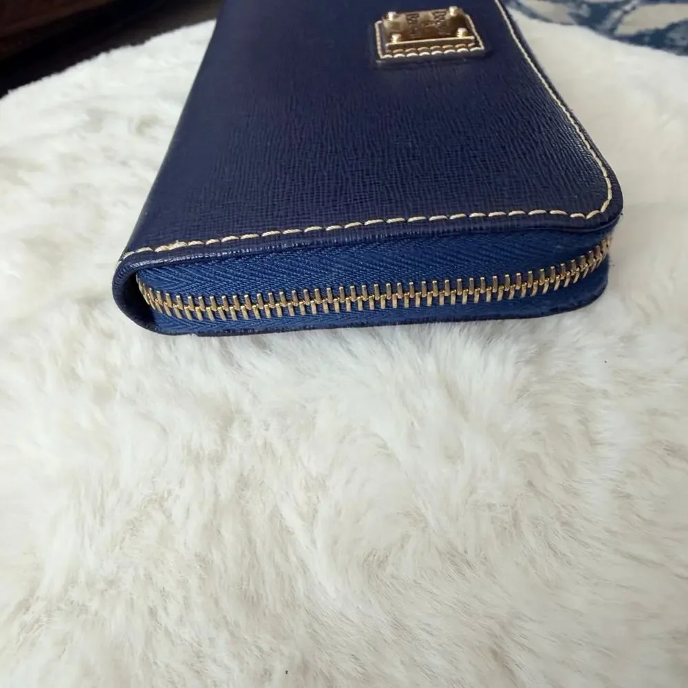 Dooney & Bourke leather zip around wallet